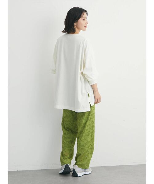 ELENCARE DUE(エレンカーレデュエ)の「・ELENCARE DUE シアージャカードパンツ*(その他パンツ・レディース・グリーン/パープル/ブラック・FREE)」の11枚目の写真