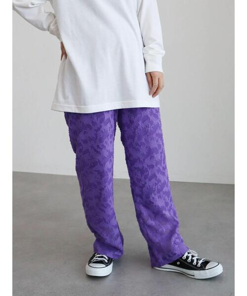 ELENCARE DUE(エレンカーレデュエ)の「・ELENCARE DUE シアージャカードパンツ*(その他パンツ・レディース・グリーン/パープル/ブラック・FREE)」の12枚目の写真