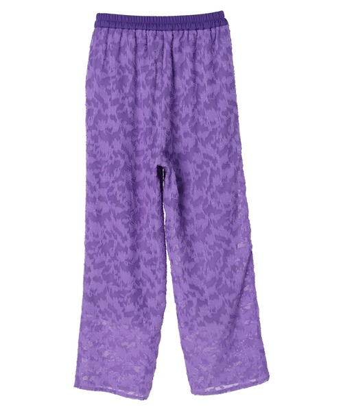 ELENCARE DUE(エレンカーレデュエ)の「・ELENCARE DUE シアージャカードパンツ*(その他パンツ・レディース・グリーン/パープル/ブラック・FREE)」の14枚目の写真