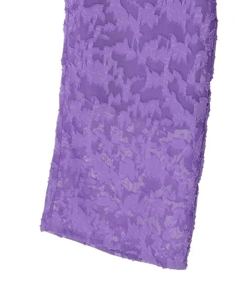 ELENCARE DUE(エレンカーレデュエ)の「・ELENCARE DUE シアージャカードパンツ*(その他パンツ・レディース・グリーン/パープル/ブラック・FREE)」の5枚目の写真