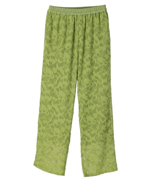 ELENCARE DUE(エレンカーレデュエ)の「・ELENCARE DUE シアージャカードパンツ*(その他パンツ・レディース・グリーン/パープル/ブラック・FREE)」の6枚目の写真