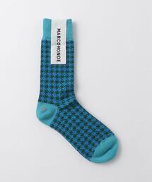 <MARCOMONDE>HOUNDTOOTH SOCKS/ソックス
