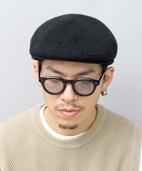 Dogs ブラック ベレー帽 ハンチング帽 KOHH Dogs ブラック ベレー帽 ハンチング帽 KOHH ハンチングキャップ