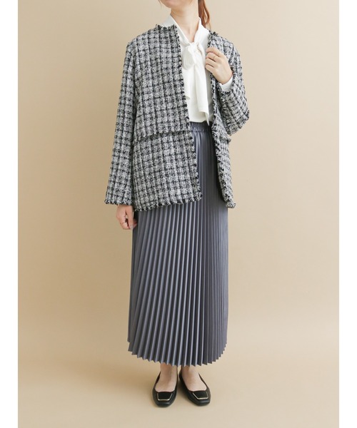Te chichi（テチチ）の「2WAYリボンボウタイチュニックブラウス