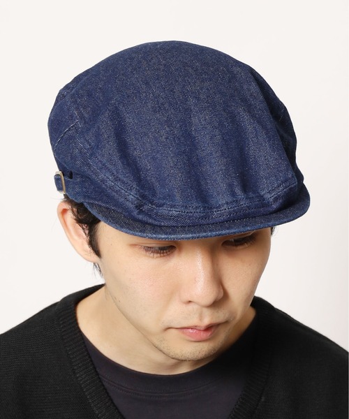 Lee（リー）の「Lee/リー HUNTING DENIM デニムハンチングキャップ（ハンチング/ベレー帽・メンズ・ネイビー/ライトブルー・57~59cm）」の8枚目の写真