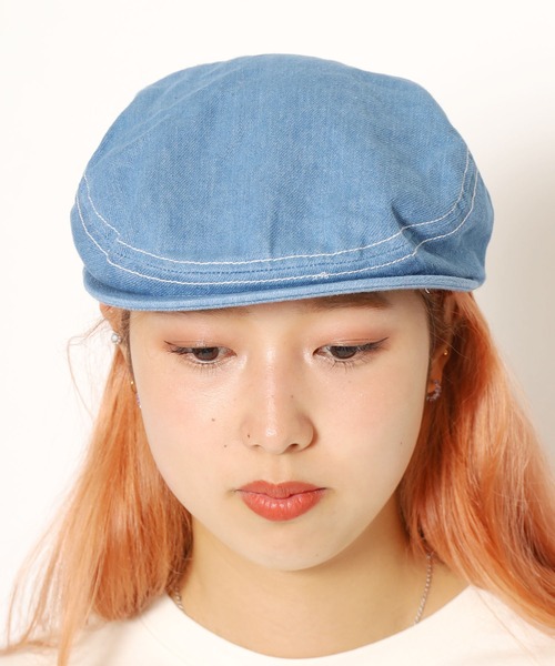 Lee（リー）の「Lee/リー HUNTING DENIM デニムハンチングキャップ（ハンチング/ベレー帽・メンズ・ネイビー/ライトブルー・57~59cm）」の18枚目の写真