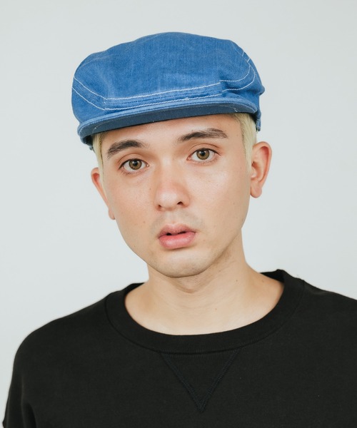 Lee（リー）の「Lee/リー HUNTING DENIM デニムハンチングキャップ（ハンチング/ベレー帽・メンズ・ネイビー/ライトブルー・57~59cm）」の16枚目の写真