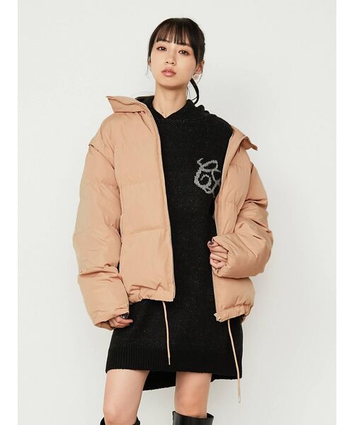 CALNAMUR（カルナムール）の「ジャガードフーディーニット（ニット/セーター・レディース・ブラック/ブラウン/イエロー・FREE）」の10枚目の写真