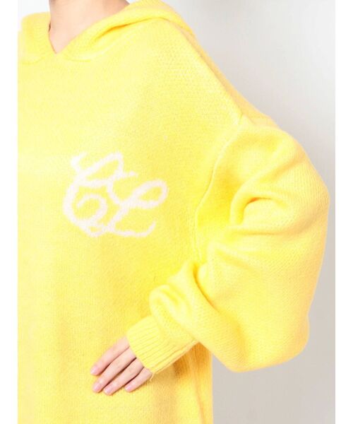 CALNAMUR（カルナムール）の「ジャガードフーディーニット（ニット/セーター・レディース・ブラック/ブラウン/イエロー・FREE）」の15枚目の写真