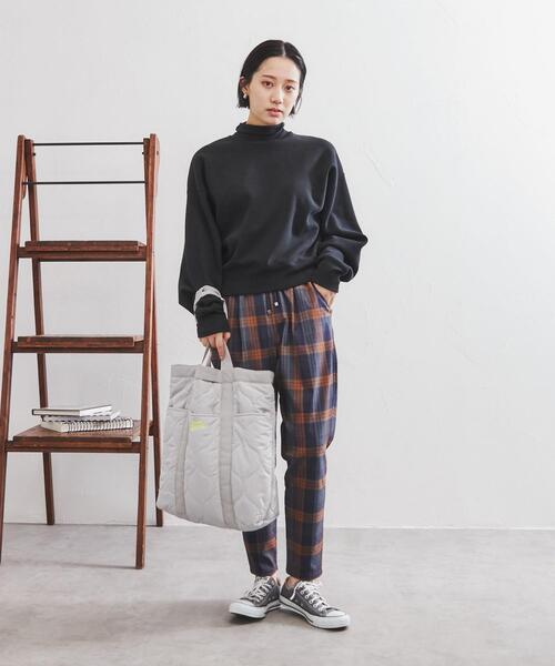 coen(コーエン)の「FreeSpeech(フリースピーチ)2WAYキルトビッグトートバッグ(トートバッグ・レディース・オフホワイト/ライトグレー・FREE)」の6枚目の写真