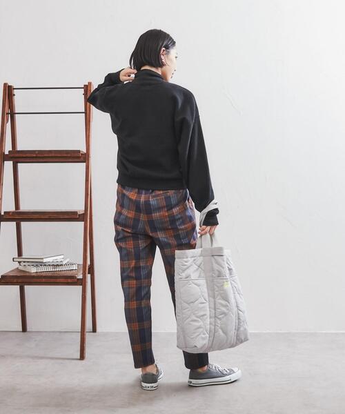 coen(コーエン)の「FreeSpeech(フリースピーチ)2WAYキルトビッグトートバッグ(トートバッグ・レディース・オフホワイト/ライトグレー・FREE)」の8枚目の写真