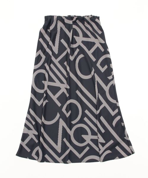 B'2nd(ビーセカンド)の「CHIGNON(シニヨン) 柄バイアスマーメイドスカート(スカート・レディース・ブラック/カーキ・F)」の2枚目の写真