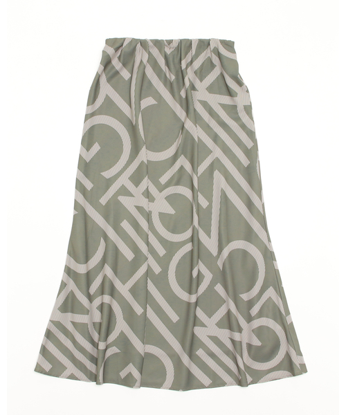 B'2nd(ビーセカンド)の「CHIGNON(シニヨン) 柄バイアスマーメイドスカート(スカート・レディース・ブラック/カーキ・F)」の6枚目の写真