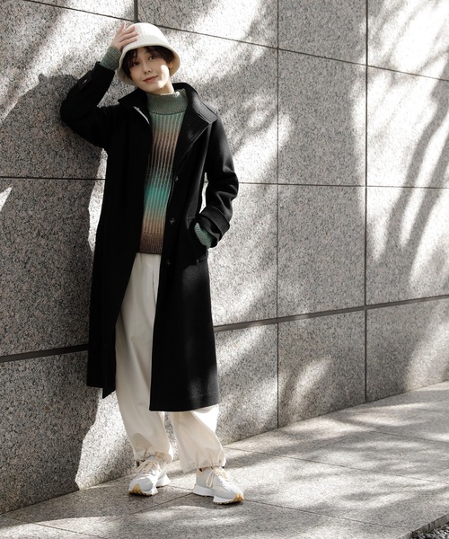 N.(N. Natural Beauty Basic)(エヌエヌナチュラルビューティーベーシック)の「◆パラシュートパンツ(スウェットパンツ・レディース・ブラック/オフホワイト/ピンク・MEDIUM)」の18枚目の写真