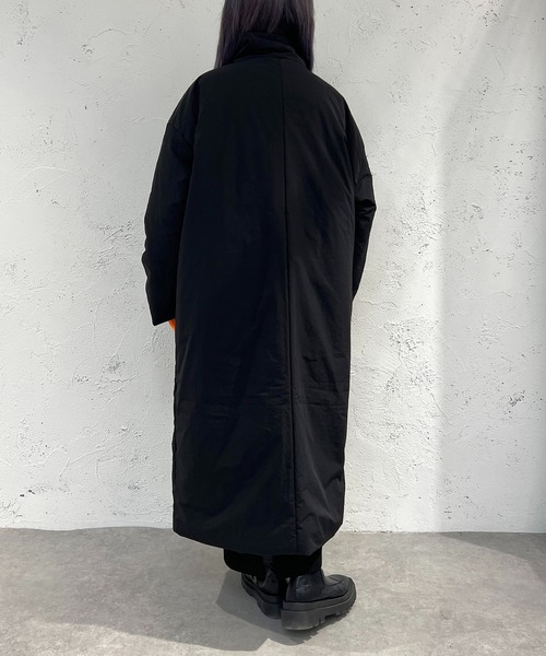 apres jour mignon（アプレジュールミニョン）の「中綿ロングコート【ZOZOTOWN限定アイテム】（その他アウター・レディース・ブラック/アイボリー・X-LARGE/フリー）」の18枚目の写真