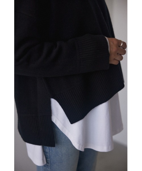 BLACK BY MOUSSY（ブラックバイマウジー）の「trinity basic cardigan(トリニティベーシックカーディガン)（カーディガン/ボレロ・レディース・グレー/ライトブルー/ブラック/グリーン/アイボリー・FREE）」の21枚目の写真