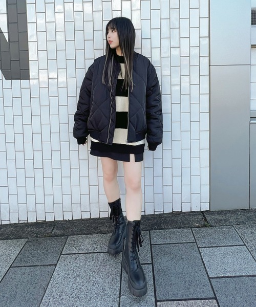 Figments（フィグメンツ）の「キルティングボンバージャケット