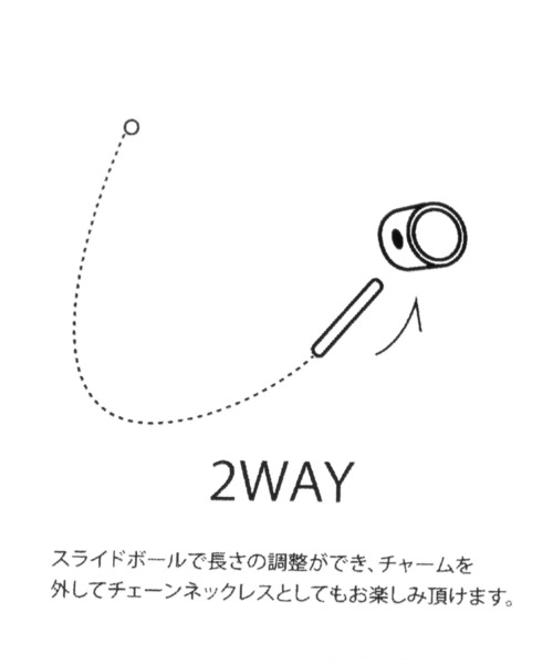 LEPSIM(レプシィム)の「プチペン2WAYネックレス 170779(ネックレス・レディース・シルバー/ゴールド/ゴールド系その他・ONE SIZE)」の12枚目の写真