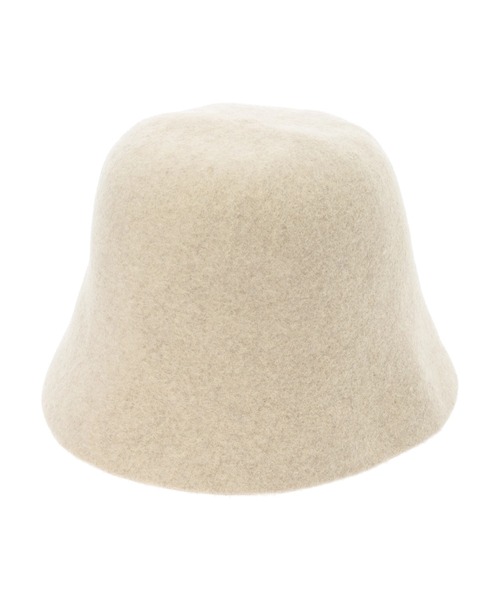DURAS（デュラス）の「ウールバケットハット（ハット・レディース・ベージュ/ブラック・FREE）」の3枚目の写真
