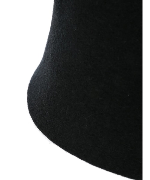 DURAS（デュラス）の「ウールバケットハット（ハット・レディース・ベージュ/ブラック・FREE）」の6枚目の写真