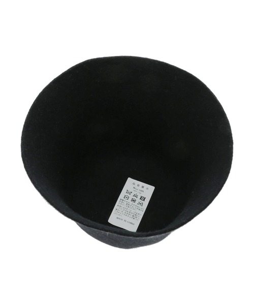 DURAS（デュラス）の「ウールバケットハット（ハット・レディース・ベージュ/ブラック・FREE）」の7枚目の写真