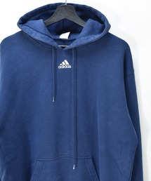 adidas（アディダス）の「【ヴィンテージ古着】Y2K adidas / アディダス ロゴ刺繍 プルオーバーパーカー（パーカー・メンズ）」