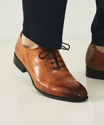 アルフレッドバニスター　オブリーク　スクエアトゥ　厚底　レザーシューズ 25.5 alfredoBANNISTER｜アルフレッド・バニスターのシューズ（スクエアトゥ