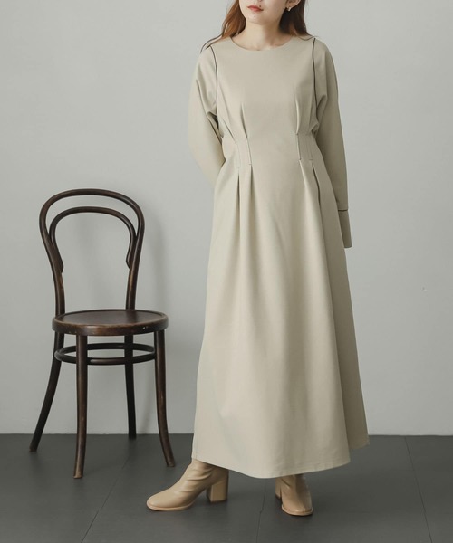 SENSE OF PLACE by URBAN RESEARCH(センスオブプレイスバイアーバンリサーチ)の「ウエストマークカットワンピース(ワンピース・レディース・アイボリー/ブラック/ライトベージュ・ONE)」の17枚目の写真