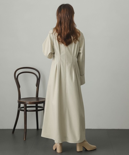 SENSE OF PLACE by URBAN RESEARCH(センスオブプレイスバイアーバンリサーチ)の「ウエストマークカットワンピース(ワンピース・レディース・アイボリー/ブラック/ライトベージュ・ONE)」の21枚目の写真