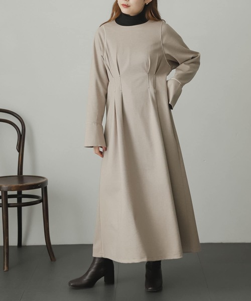 SENSE OF PLACE by URBAN RESEARCH(センスオブプレイスバイアーバンリサーチ)の「ウエストマークカットワンピース(ワンピース・レディース・アイボリー/ブラック/ライトベージュ・ONE)」の22枚目の写真