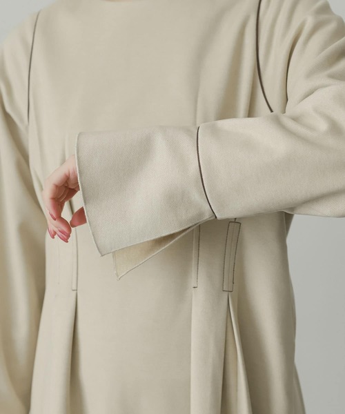 SENSE OF PLACE by URBAN RESEARCH(センスオブプレイスバイアーバンリサーチ)の「ウエストマークカットワンピース(ワンピース・レディース・アイボリー/ブラック/ライトベージュ・ONE)」の6枚目の写真