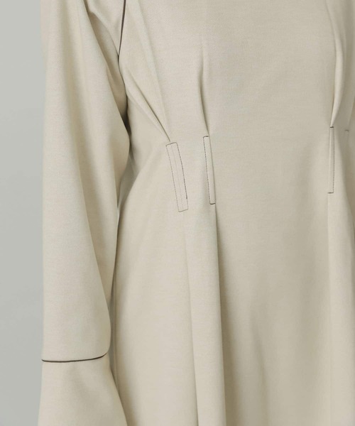 SENSE OF PLACE by URBAN RESEARCH(センスオブプレイスバイアーバンリサーチ)の「ウエストマークカットワンピース(ワンピース・レディース・アイボリー/ブラック/ライトベージュ・ONE)」の7枚目の写真