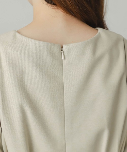 SENSE OF PLACE by URBAN RESEARCH(センスオブプレイスバイアーバンリサーチ)の「ウエストマークカットワンピース(ワンピース・レディース・アイボリー/ブラック/ライトベージュ・ONE)」の8枚目の写真