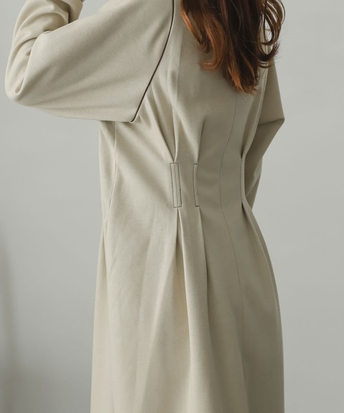 SENSE OF PLACE by URBAN RESEARCH(センスオブプレイスバイアーバンリサーチ)の「ウエストマークカットワンピース(ワンピース・レディース・アイボリー/ブラック/ライトベージュ・ONE)」の9枚目の写真
