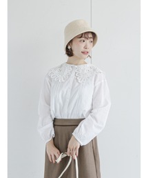 ehka sopo | バテンレース衿ブラウス(シャツ/ブラウス)