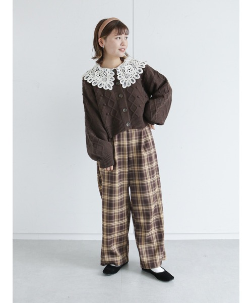 ehka sopo（エヘカソポ）の「バテンレース衿ブラウス（シャツ/ブラウス・レディース・キナリ/オフホワイト/ブラック・ﾌﾘ-）」の16枚目の写真