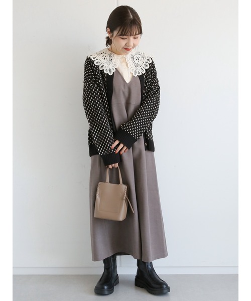 ehka sopo（エヘカソポ）の「バテンレース衿ブラウス（シャツ/ブラウス・レディース・キナリ/オフホワイト/ブラック・ﾌﾘ-）」の17枚目の写真