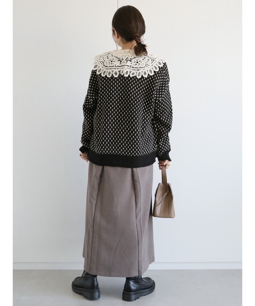 ehka sopo（エヘカソポ）の「バテンレース衿ブラウス（シャツ/ブラウス・レディース・キナリ/オフホワイト/ブラック・ﾌﾘ-）」の21枚目の写真