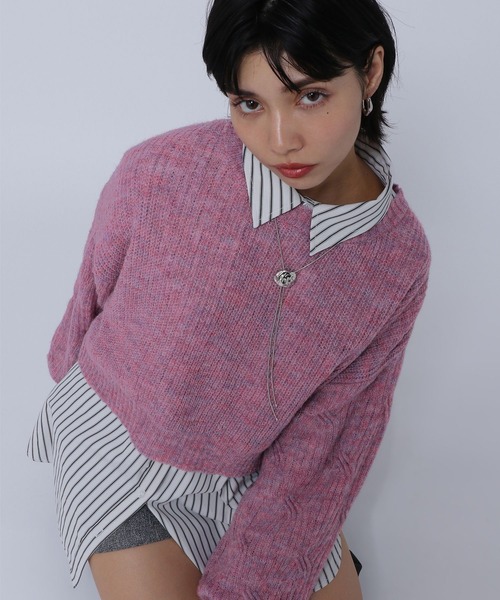 PAGEBOY(ページボーイ)の「WEB限定アイテム / サークルループタイ(ネックレス・レディース・シルバー・FREE)」の2枚目の写真