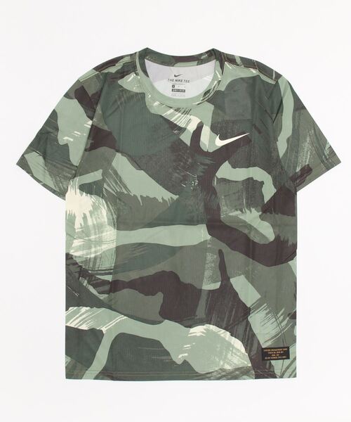 NIKE(ナイキ)の「NIKE/ナイキ AS M DF TEE LGD CAMO AOP(Tシャツ/カットソー・メンズ・カモフラージュ/ブラック・M/L/XL)」の6枚目の写真