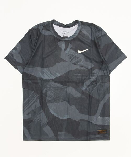 NIKE(ナイキ)の「NIKE/ナイキ AS M DF TEE LGD CAMO AOP(Tシャツ/カットソー・メンズ・カモフラージュ/ブラック・M/L/XL)」の9枚目の写真