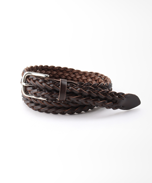 EDIFICE（エディフィス）の「【WHITE HOUSE COX / ホワイトハウスコックス 】  メッシュベルト28mm（ベルト・メンズ・ブラウン/ブラック・75/80/90/85）」の2枚目の写真