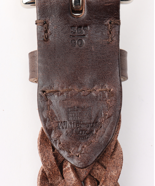 EDIFICE（エディフィス）の「【WHITE HOUSE COX / ホワイトハウスコックス 】  メッシュベルト28mm（ベルト・メンズ・ブラウン/ブラック・75/80/90/85）」の8枚目の写真