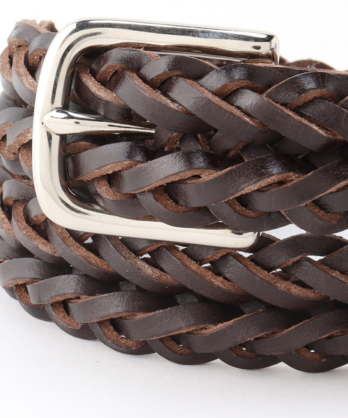 EDIFICE（エディフィス）の「【WHITE HOUSE COX / ホワイトハウスコックス 】  メッシュベルト28mm（ベルト・メンズ・ブラウン/ブラック・75/80/90/85）」の4枚目の写真