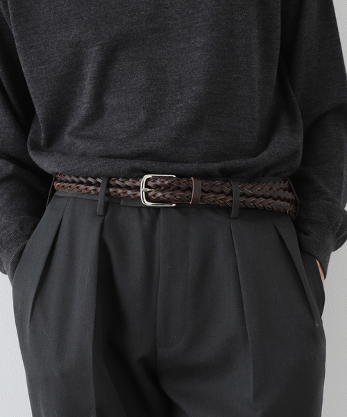 EDIFICE（エディフィス）の「【WHITE HOUSE COX / ホワイトハウスコックス 】  メッシュベルト28mm（ベルト・メンズ・ブラウン/ブラック・75/80/90/85）」の10枚目の写真