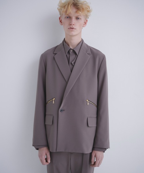 CULLNI（クルニ）の「23-SS-016 / Double Satin ZIP Pocket