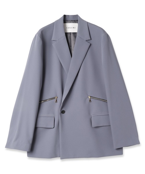 CULLNI（クルニ）の「23-SS-016 / Double Satin ZIP Pocket