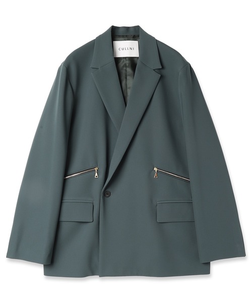 CULLNI（クルニ）の「23-SS-016 / Double Satin ZIP Pocket