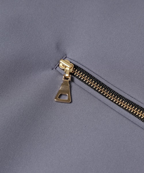 CULLNI（クルニ）の「23-SS-016 / Double Satin ZIP Pocket Tailored Jacket（テーラードジャケット・メンズ・アッシュブラウン/ブラック/ライトブルー/グリーン・2/1/0）」の14枚目の写真