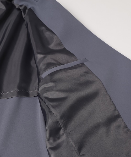 CULLNI（クルニ）の「23-SS-016 / Double Satin ZIP Pocket Tailored Jacket（テーラードジャケット・メンズ・アッシュブラウン/ブラック/ライトブルー/グリーン・2/1/0）」の16枚目の写真